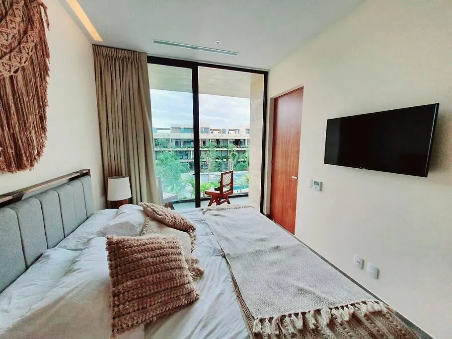 Apartment Mistiq Tulum Pent House 3 Recamaras, 3 Banos, Sala, Comedor, Terraza Y Jacuzzi Mexico