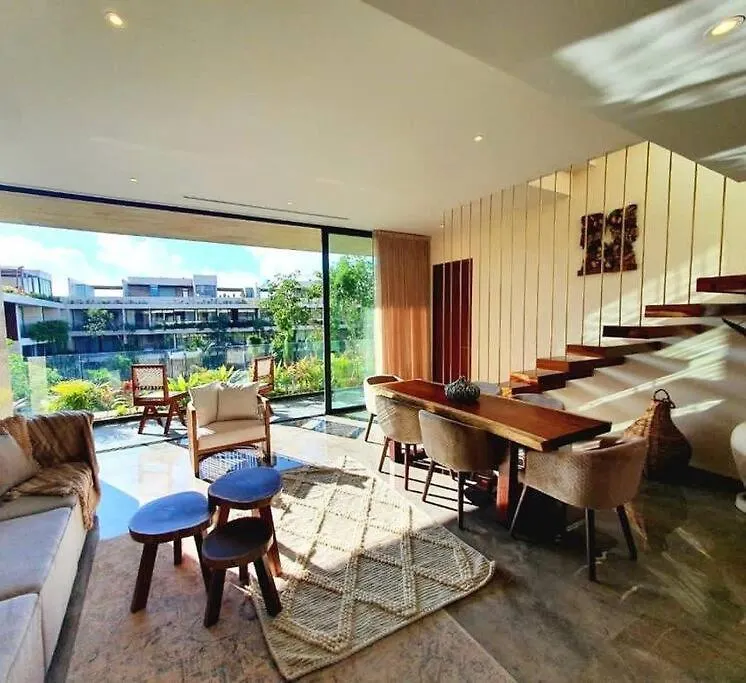 Mistiq Tulum Pent House 3 Recamaras, 3 Banos, Sala, Comedor, Terraza Y Jacuzzi