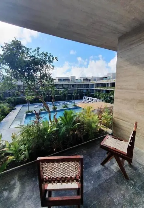 Mistiq Tulum Pent House 3 Recamaras, 3 Banos, Sala, Comedor, Terraza Y Jacuzzi Apartment